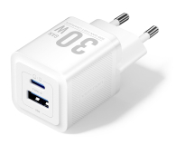 Vention Ładowarka 1x USB-A 1x USB-C GaN 30W biała - 1543396 - zdjęcie 1